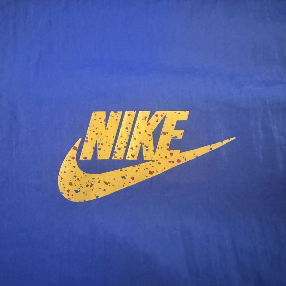 Nike Windbreaker Jacket Purple and Yellow Retro-Inspired - Size M - Picture 9 of 9